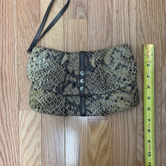 Brighton‎ Embossed Leather Wristlet Evening Bag - Picture 6 of 7